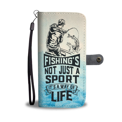 Image of Fishing's Not Just A Sport It's A Way Of Life - Wallet Phone Case