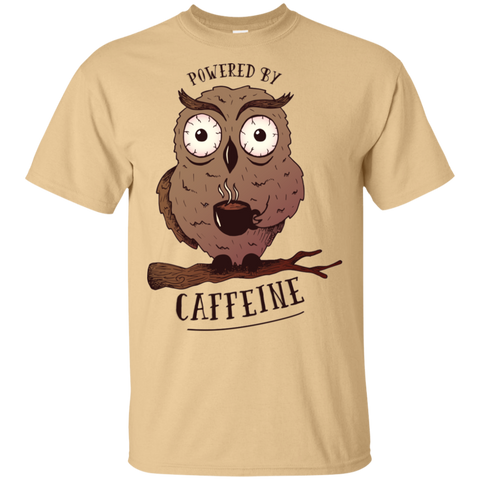 Image of Owl Powered By Caffeine Ultra Cotton T-Shirt