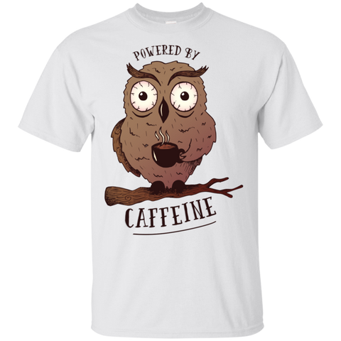 Image of Owl Powered By Caffeine Ultra Cotton T-Shirt