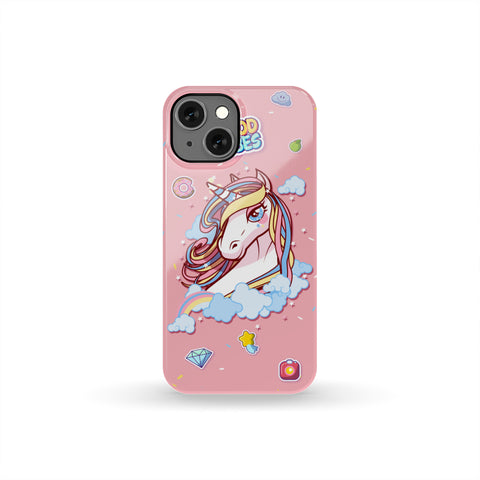 Image of Good Vibes Unicorn Phone Case