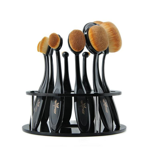 Image of 10 Piece Oval Brush Set