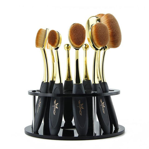 Image of 10 Piece Oval Brush Set