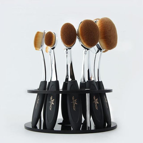 Image of 10 Piece Oval Brush Set