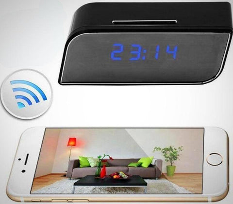Image of Wireless Security Camera Alarm Clock