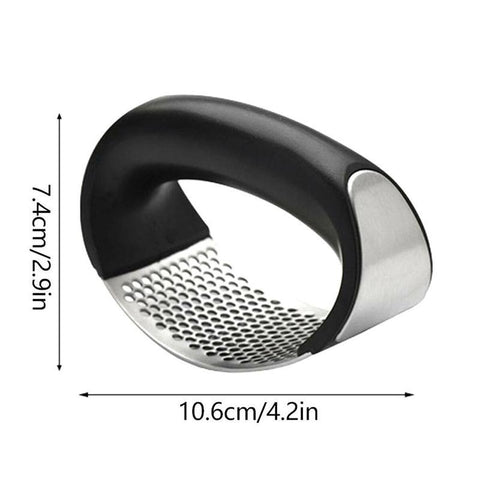Image of Arc-Shaped Garlic Press